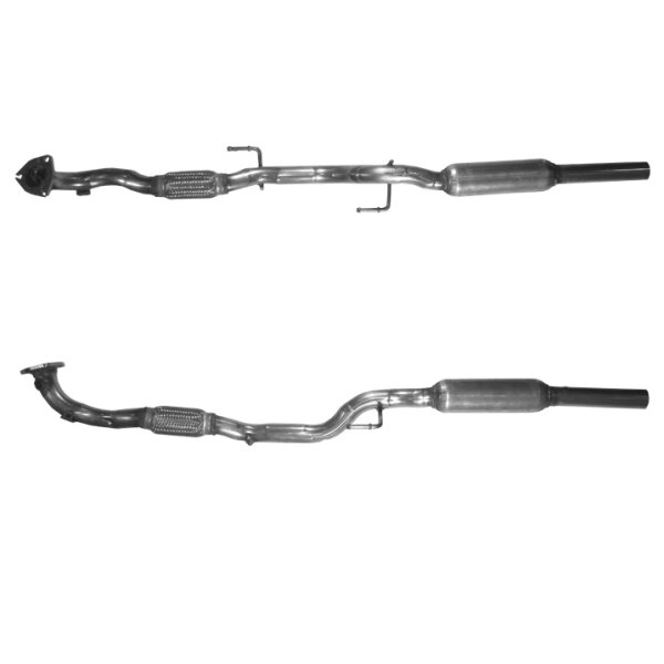 ABGASROHR passend für VW FOX POLO SKODA FABIA ROOMSTER SEAT | BM50199