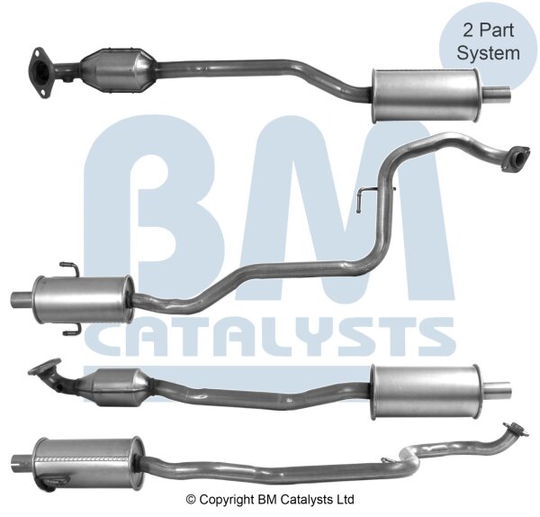 Homologierter Katalysator für Toyota Yaris (P9) / Toyota Yaris (P13)