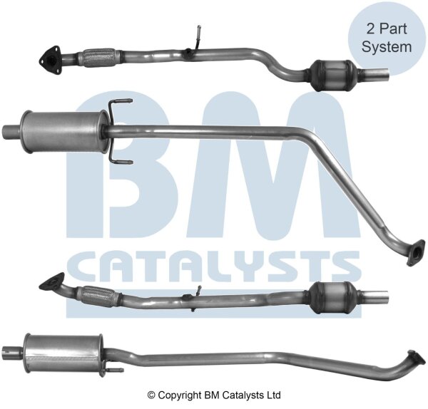 Homologierter Katalysator für Opel Karl (C16) | 95918896 | 854749 |